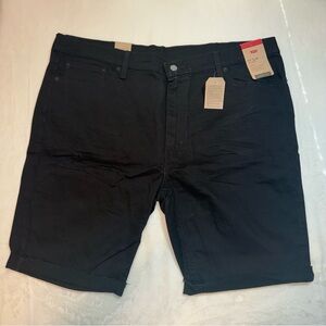Levi's® 511 Slim Fit 12" Inseam Cut Off Jean Shorts Black 3D Washed SZ 42